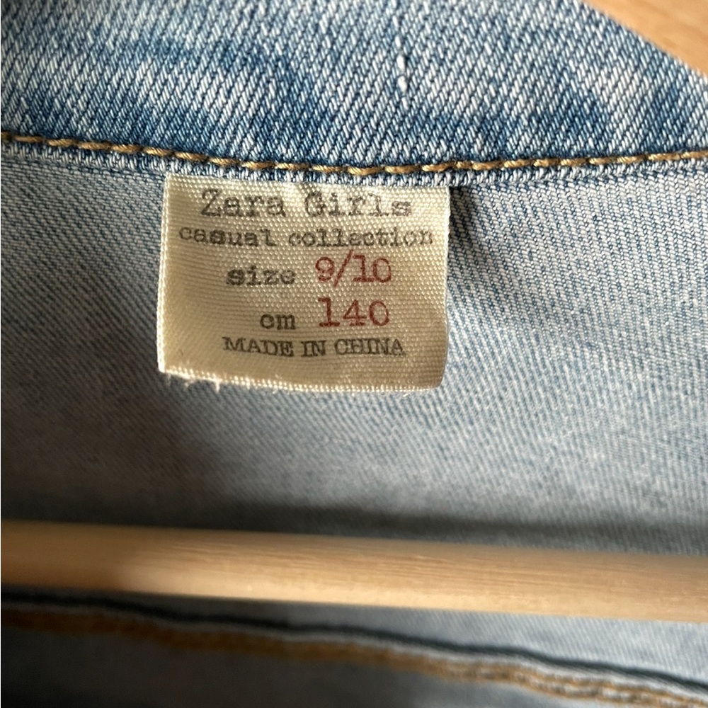 Zara Jean Jacket Girls size 9/10 - Picture 2 of 4